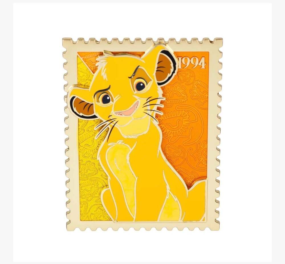 Disney PALM Royal Stamp The Lion King Simba Collectible Pin (In hand)